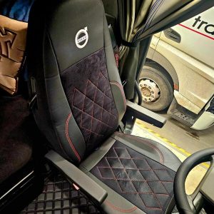 Pokrowiec na siedzenie VOLVO FH4/FH5/FH6 – Alcantara perforowana