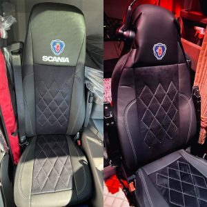 Pokrowce na siedzenia SCANIA S – alcantara perforowana