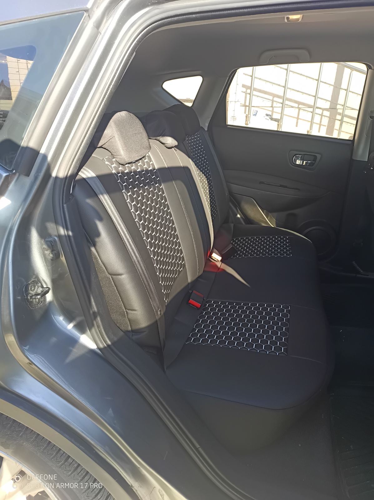 Huse scaune Nissan Qashqai - piele ecologică matlasată premium lux - obrazek 4