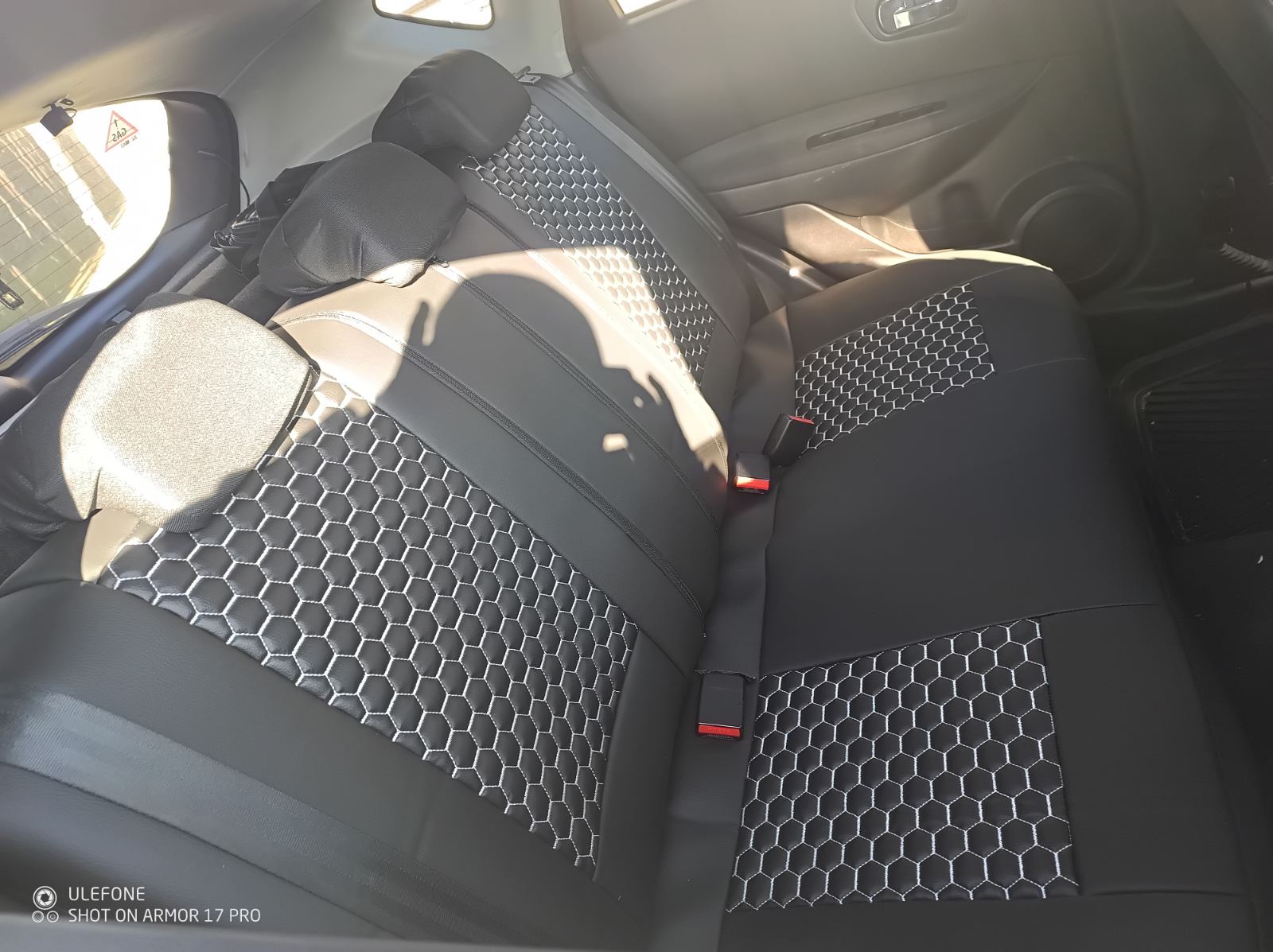 Huse scaune Nissan Qashqai - piele ecologică matlasată premium lux - obrazek 2