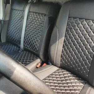 Huse scaune pentru autoutilitare 2+1 – Piele cusută de lux / culori /