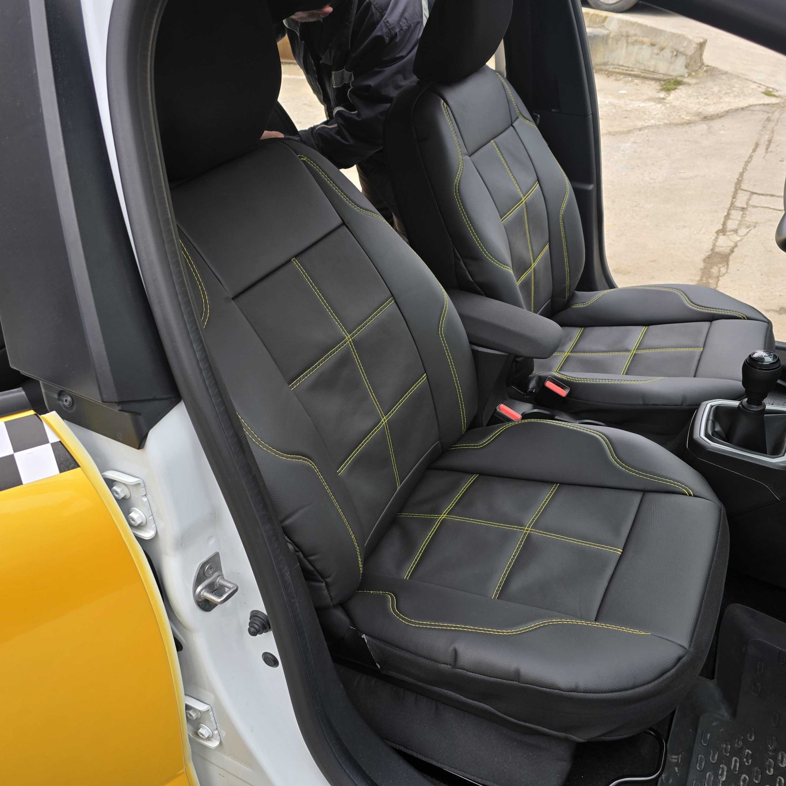 Husе scaunе Dacia Logan - piele naturala si piele ecologica - obrazek 3