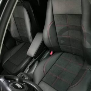 Husе scaunе din Alcantara si piele ecologica – firе rosu