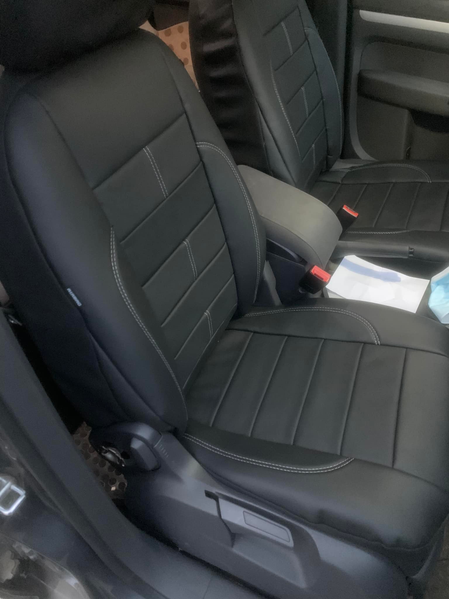 Husе scaunе pentru VW Touran din piele naturala si piele ecologica - obrazek 3