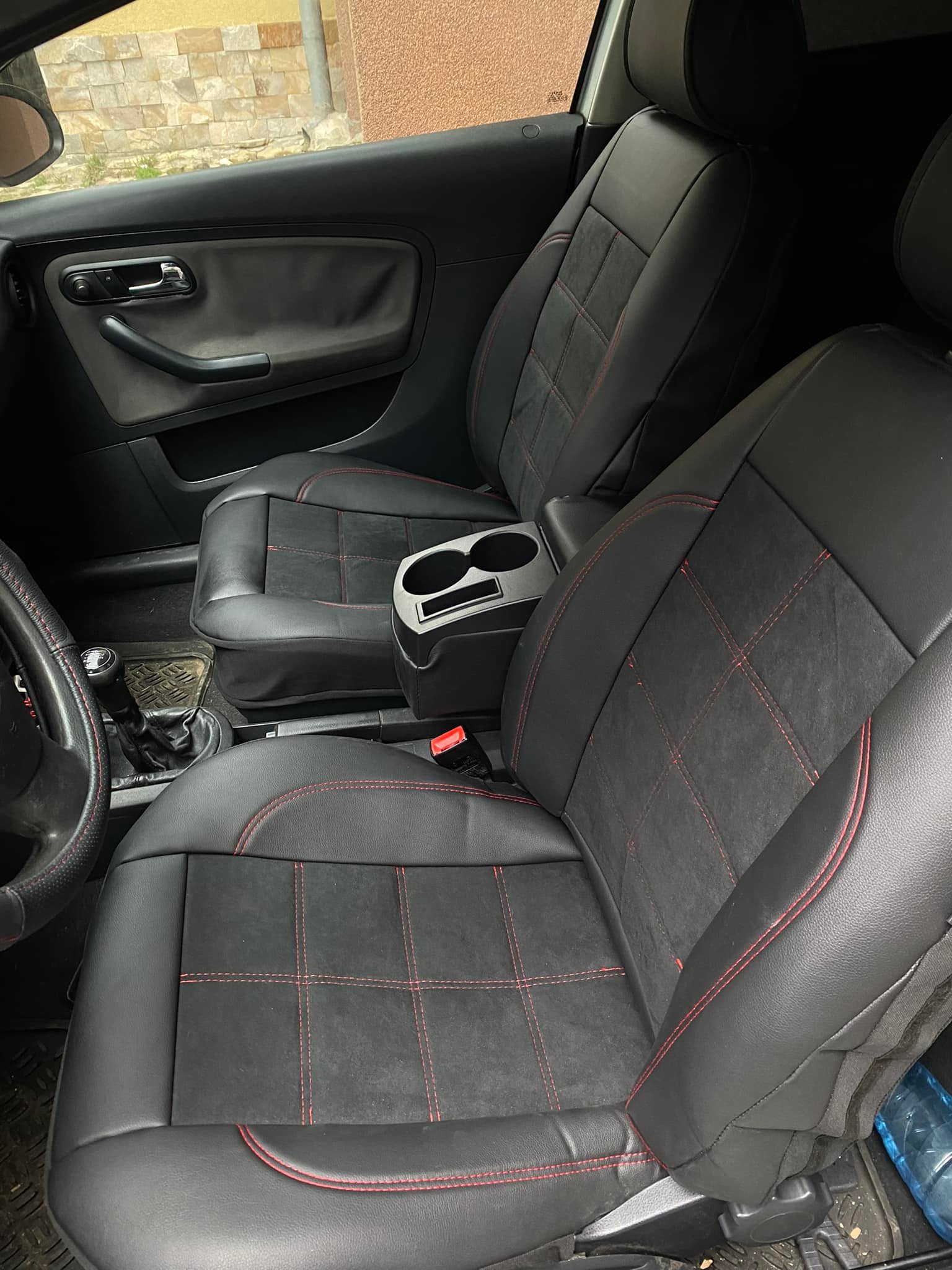 Huse scaune Seat Ibiza / Cordoba – alcantara si piele ecologica - obrazek 2