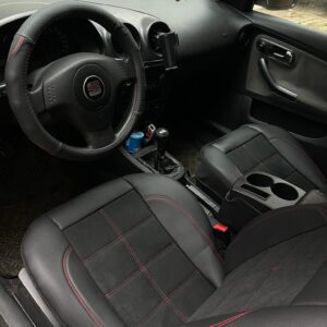 Huse scaune Seat Ibiza / Cordoba – alcantara si piele ecologica