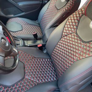 Huse scaune VW Golf – piele ecologică matlasată lux premium