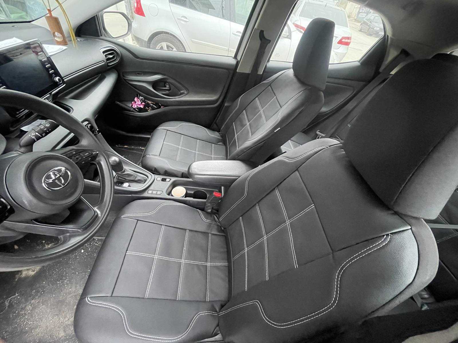 Husa scaune Toyota Yaris dupa 2011 - piele naturala si ecologica - obrazek 4