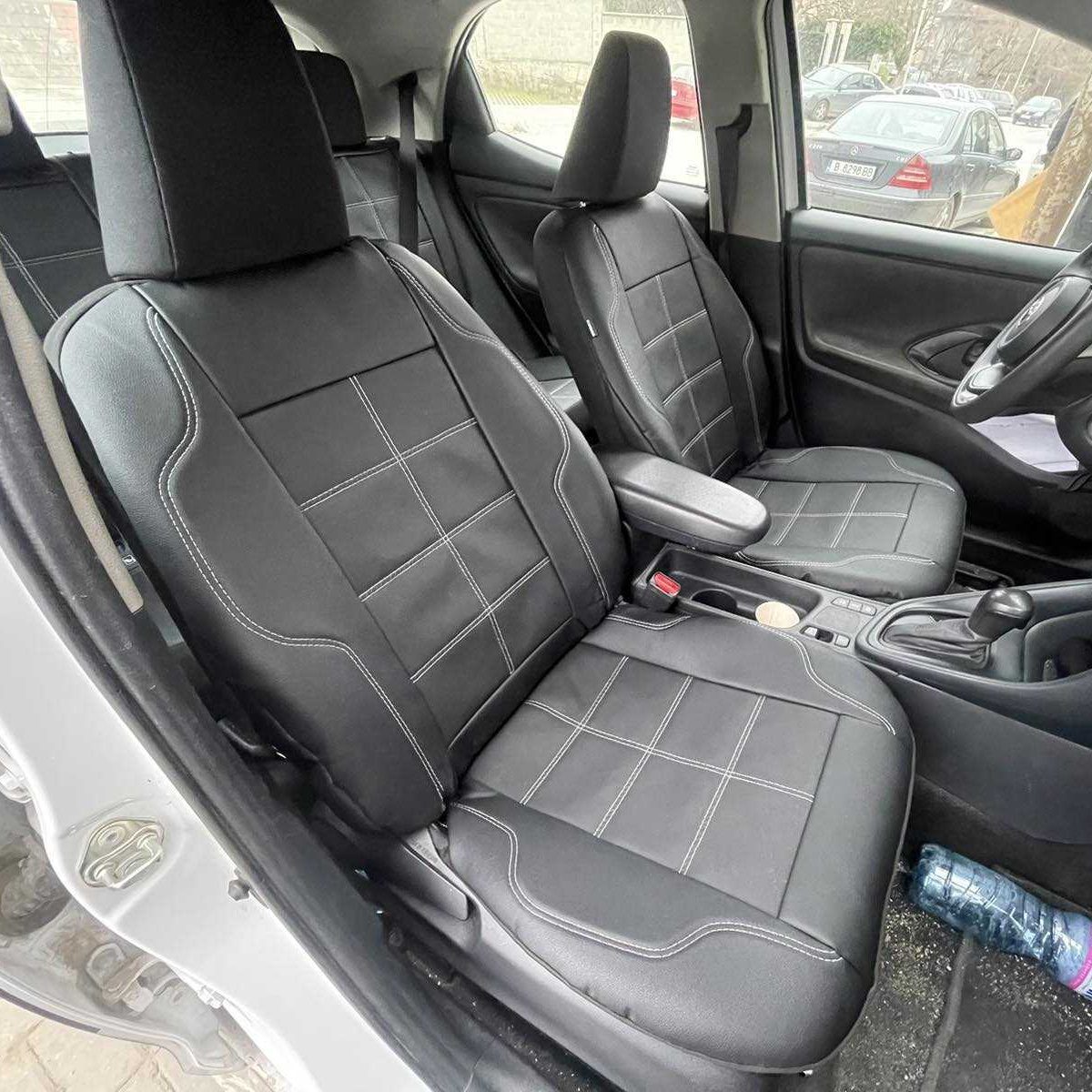 Husa scaune Toyota Yaris dupa 2011 - piele naturala si ecologica