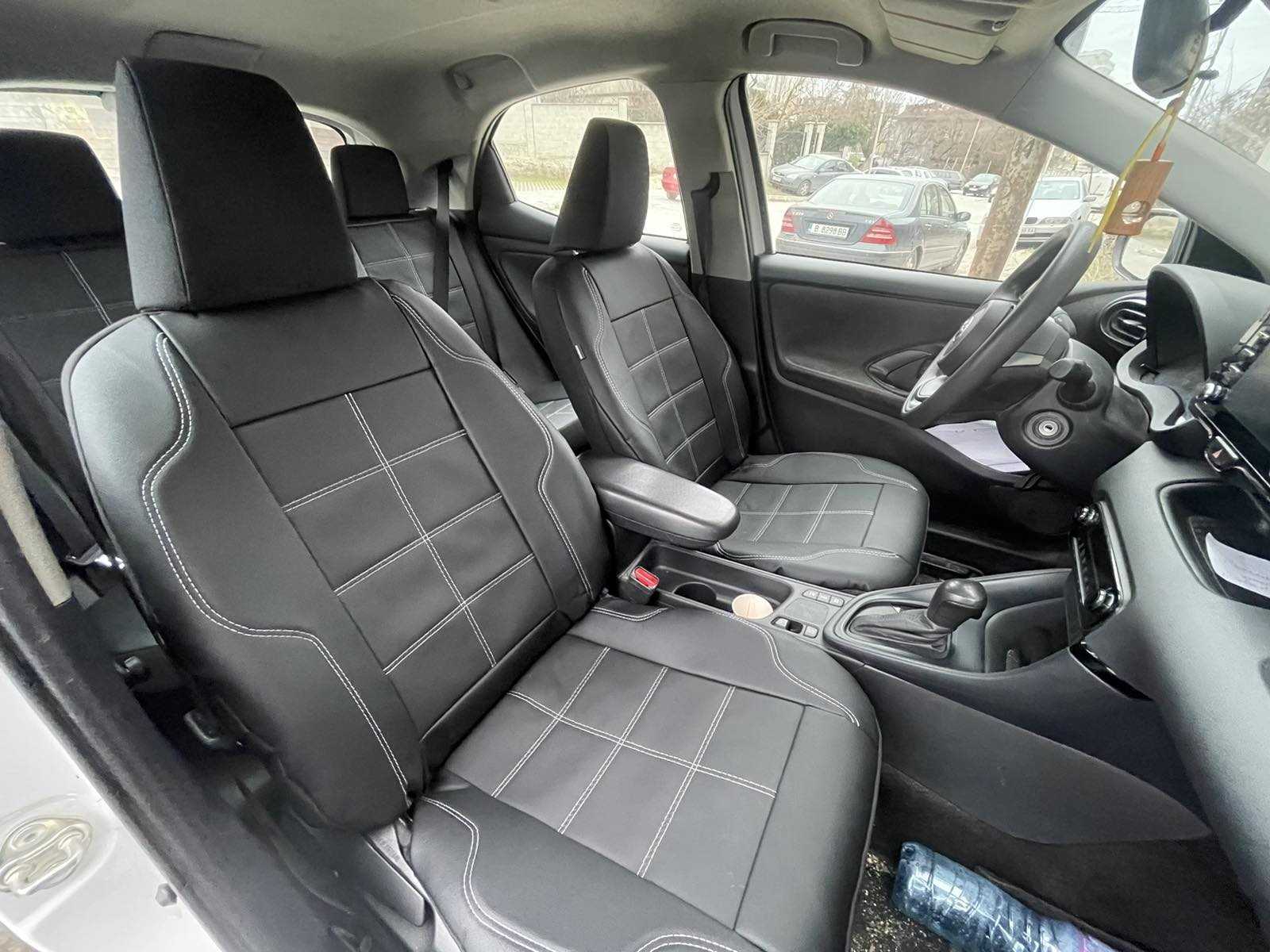 Husa scaune Toyota Yaris dupa 2011 - piele naturala si ecologica - obrazek 3