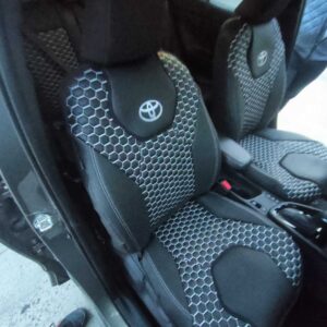 Huse scaune Toyota Yaris – piele ecologică matlasată lux premium