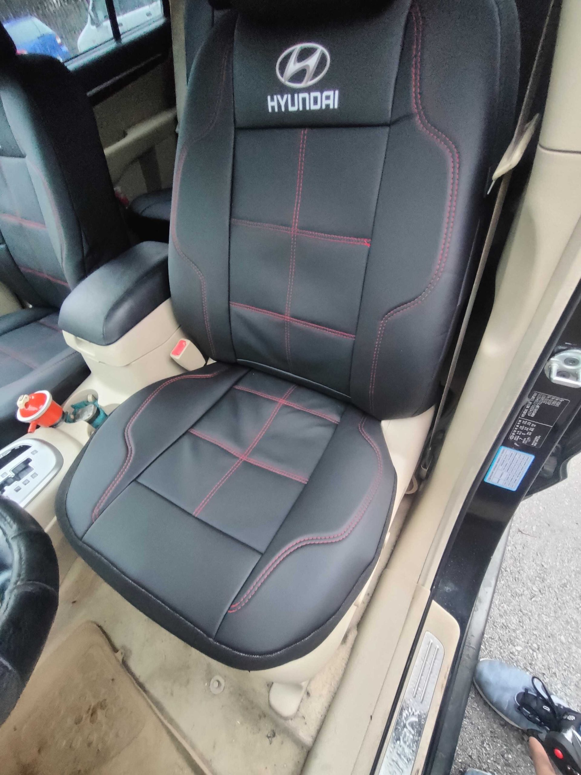 Husa scaunе Hyundai Santa Fe - piele naturala si ecologica - obrazek 3