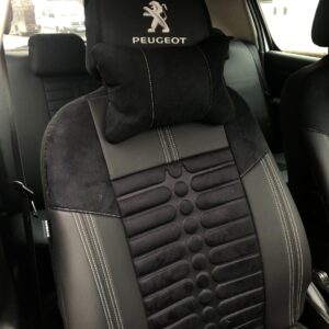Huse scaune Peugeot 307 – alcantara imprimata si piele ecologica