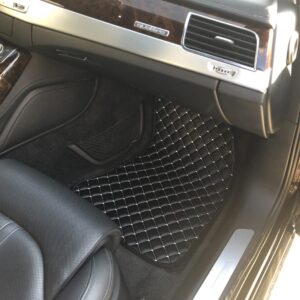 Covorașe din piele de lux cu model de piele cusut
