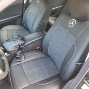 Huse pentru scaune Mercedes E-clasa – alcantara și piele ecologică
