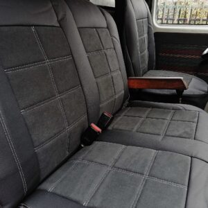 Huse scaune pentru autoutilitare 2+1 – Piele ecologica si alcantara / culori /