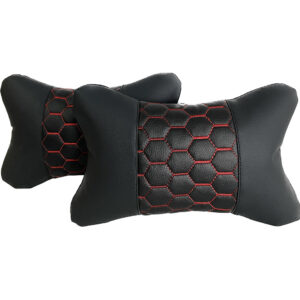 Perne auto cu piele premium matlasata – fire rosii