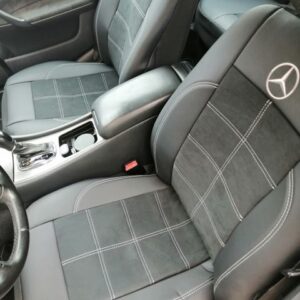 Huse scaune Mercedes C-clasa – alcantara și piele ecologică