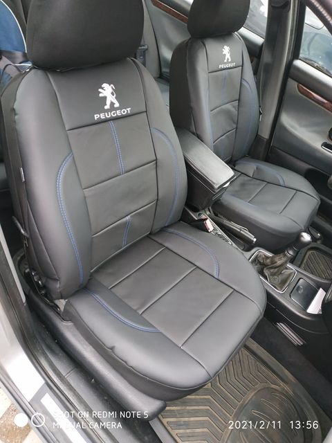 Husa scaune Peugeot 406 - piele naturala si piele ecologica - obrazek 2
