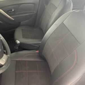 Huse scaune Dacia Logan Sedan – alcantara si piele ecologica