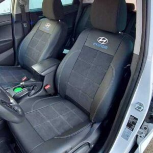 Huse scaune Hyundai Tucson – alcantara și piele ecologică