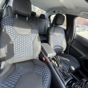 Huse scaune Peugeot 508 – piele ecologică matlasată lux premium